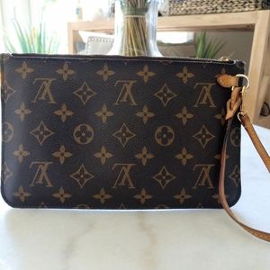 Authentic Louis Vuitton Neverfull Pochette GM